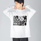 maguro8xpのmaguro Man of the sea Big Long Sleeve T-Shirt