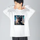 ZZRR12の「ミューズキャット」 Big Long Sleeve T-Shirt