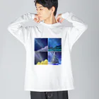 KEIKO's art factoryの「四季と星」の4部作 Big Long Sleeve T-Shirt