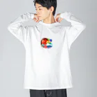 sloth_giraffeのこれぞ和！！ Big Long Sleeve T-Shirt