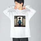 みとみとショップの孤独な少年　 Big Long Sleeve T-Shirt