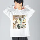 kirokokeshiのuntitled ビッグシルエットロングスリーブTシャツ