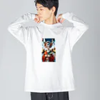 Modern Masteryの和洋折衷クリスマス Big Long Sleeve T-Shirt