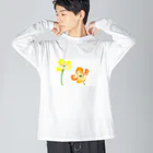 スタジオマリンのポピー Big Long Sleeve T-Shirt