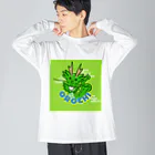 森本雄也の石見神楽_八岐大蛇＠forestgreen Big Long Sleeve T-Shirt