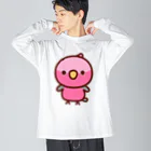 いんこ屋堂のモモイロインコ Big Long Sleeve T-Shirt