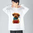 Gu--mimiの*Gu~mimi*支払い🐶わんこ ビッグシルエットロングスリーブTシャツ