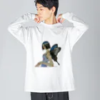 KushaMiのカラスアゲハ Big Long Sleeve T-Shirt