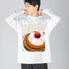 コナカマ通販SUZURI支店のパンケーキ Big Long Sleeve T-Shirt