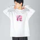 リホタママの水筒の中の桜 Big Long Sleeve T-Shirt