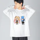 usabit.のぐっず屋さんのななゆ+うさぎガンマン Big Long Sleeve T-Shirt