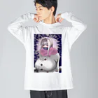 星乃荊サクの冬花火 Big Long Sleeve T-Shirt