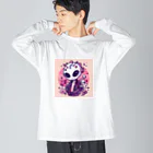 おふざけのパンク宇宙人 Big Long Sleeve T-Shirt