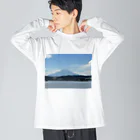 サンライズの富士山　 Big Long Sleeve T-Shirt