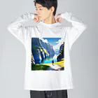 D-aerialのファンタジー世界のグッズ Big Long Sleeve T-Shirt