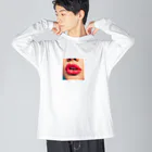 janbo-4の唇 Big Long Sleeve T-Shirt