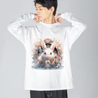 はなうさまほのうさぎと時計｡.:*･ﾟ Big Long Sleeve T-Shirt