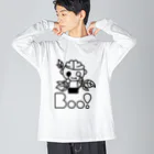 Boo!のBoo!(ゾンビ) ビッグシルエットロングスリーブTシャツ