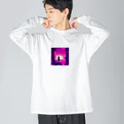 360の和風　サイバーパンク Big Long Sleeve T-Shirt