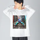 shiba9のパンクガール Big Long Sleeve T-Shirt