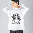 Boo!のBoo!(ジャックオーランタン) ビッグシルエットロングスリーブTシャツ