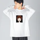 瀧さんショップのおかずちゃん似顔絵アイコン Big Long Sleeve T-Shirt