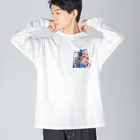 シルバームーンコーストの金髪少女シリーズ1 Big Long Sleeve T-Shirt