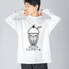 HappyFaceMarketのみんな大好きミルクセーキ Big Long Sleeve T-Shirt