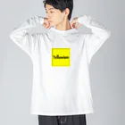 BLUE MINDの黄色主義　Tシャツ ビッグシルエットロングスリーブTシャツ