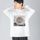 Awajinokinokoya_okudaの【原木椎茸アート - 毒】 Big Long Sleeve T-Shirt