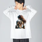 hoodie styleの王位継承 Big Long Sleeve T-Shirt