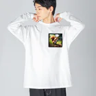 taki・ショップのリス ビッグシルエットロングスリーブTシャツ