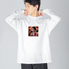 mari0909の【秋田の美しさを纏う凛とした着物姿】 Big Long Sleeve T-Shirt