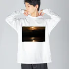 amendeのサンセット西湘 Big Long Sleeve T-Shirt