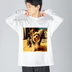 Dog Selectionの惹かれる！可愛さ満点のヨーキーアイテム Big Long Sleeve T-Shirt