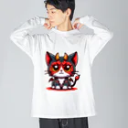 zuuu-の！結構強い悪魔にゃんこ！ Big Long Sleeve T-Shirt