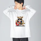 kichi_333のロックに生きるアニマル Big Long Sleeve T-Shirt