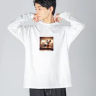 DeeeeDののこぎりのキャラクター Big Long Sleeve T-Shirt