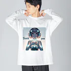 iSysのゲーミング少女ピーシーフォー ビッグシルエットロングスリーブTシャツ