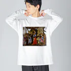 世界美術商店の東方三博士の礼拝 / Adoration of the Magi ビッグシルエットロングスリーブTシャツ