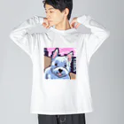 雑貨屋わんわんのかわいいウエスティ Big Long Sleeve T-Shirt