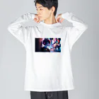 TOKYO_MELANCHOLIC_REVERIEのミア ビッグシルエットロングスリーブTシャツ