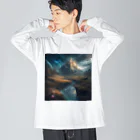 MO23の神秘的な空間 Big Long Sleeve T-Shirt