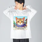 m-a-s-a-k-iの明日から本気出す Big Long Sleeve T-Shirt