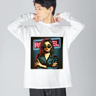 Taki_Workの大人の女性が魅力的にイメージされた写真です。 Big Long Sleeve T-Shirt