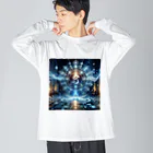 itohmaの梵字＋AI Big Long Sleeve T-Shirt