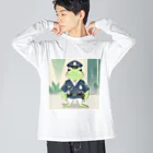 カエルグッズの警官カエル Big Long Sleeve T-Shirt