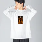 aoicanonのJourney Through the Lanterns ビッグシルエットロングスリーブTシャツ