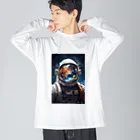 Rimasaraの宇宙を視る ビッグシルエットロングスリーブTシャツ