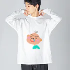 ザ☆めんまのお店の笑太郎（えみたろう） ビッグシルエットロングスリーブTシャツ